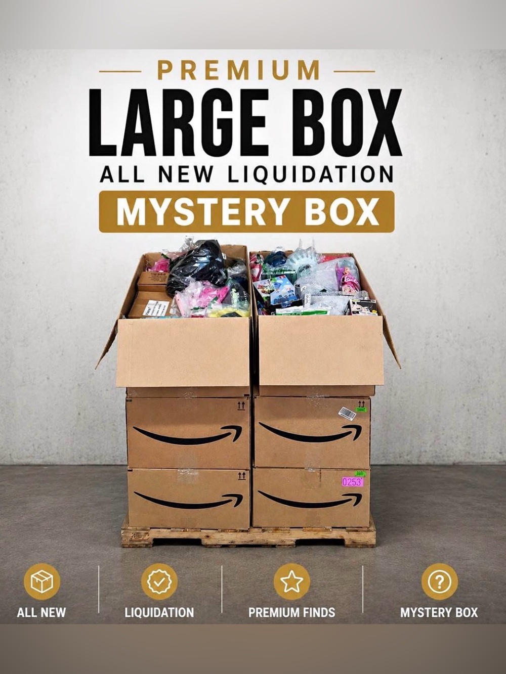 Premium Large Mystery Box - Mixed Items in Amazon Boxes